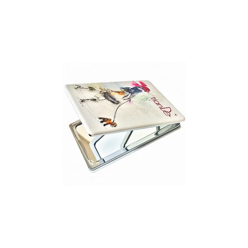 Espejo mujer con perrito. 1/u