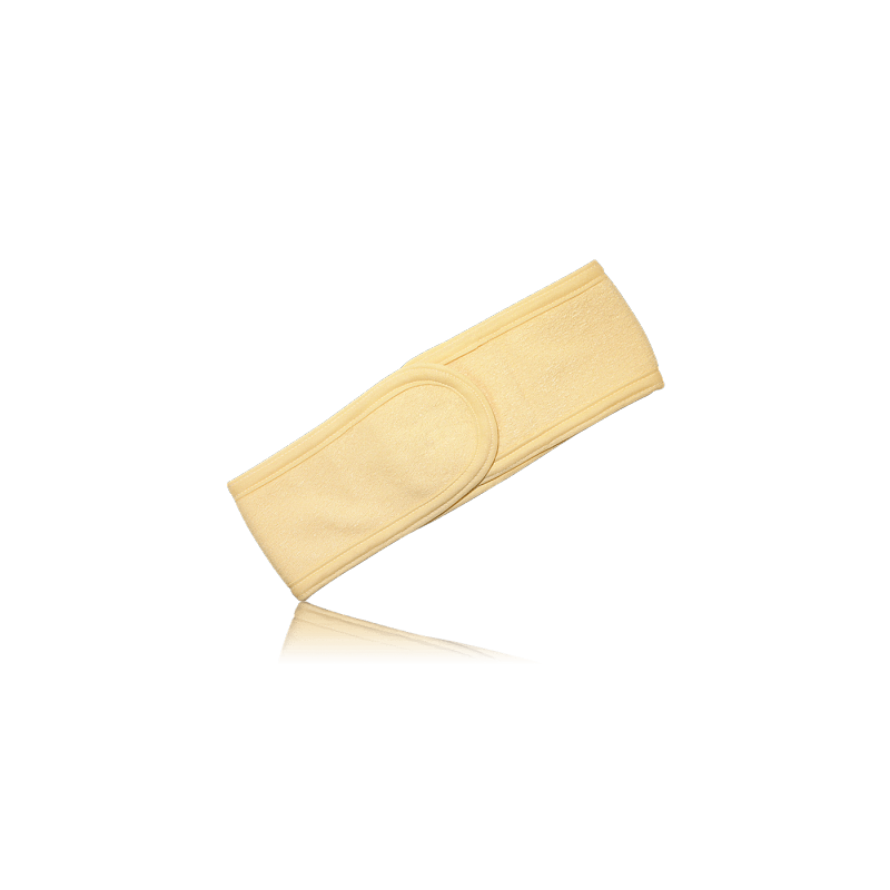 Venda para el cabello y cuidado facial.