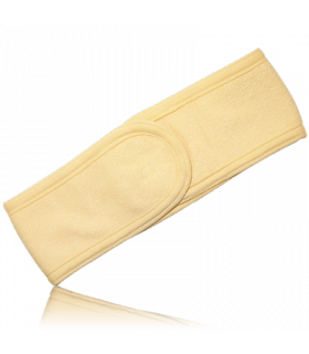 Venda para el cabello y cuidado facial.