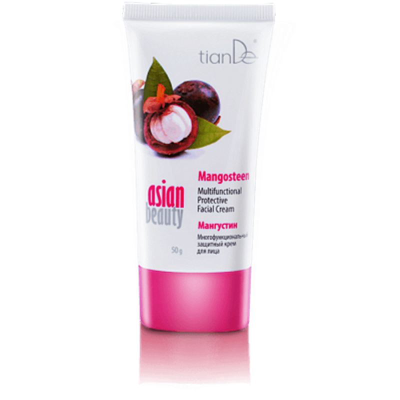 Crema Facial Multifuncional Protectora con Mangostán Asian Beauty. 50 g