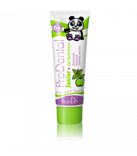 Pasta dental Natural para Niños sabor Manzana Verde.