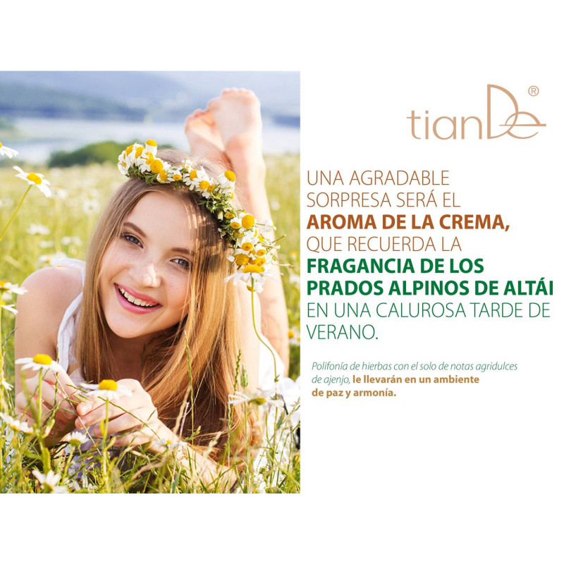 Crema de  Manos y Pies anti-bacteriana con hierbas del prado de Áltai.