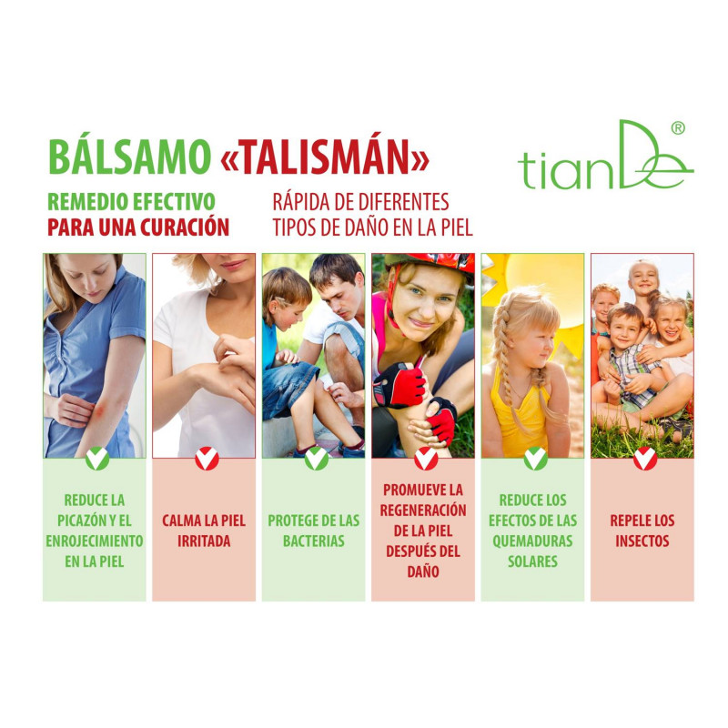 Bálsamo para la Piel de Áltai curativo y anti-bacteriano Talismán.