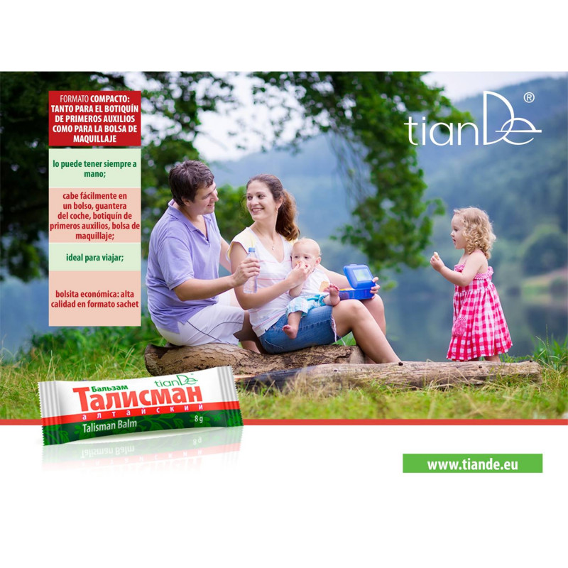 Bálsamo para la Piel de Áltai curativo y anti-bacteriano Talismán.