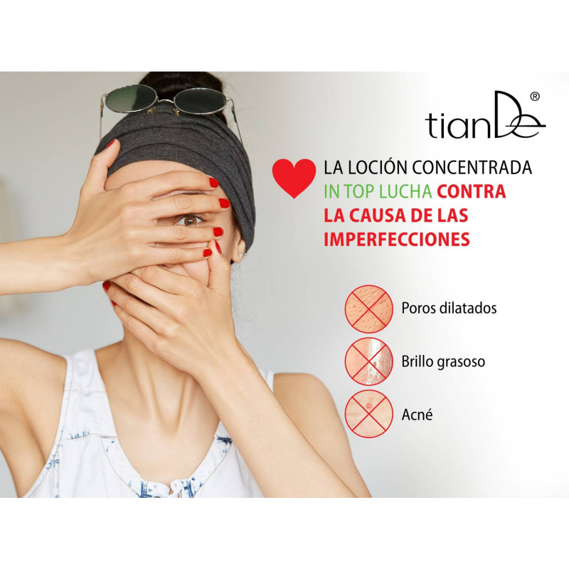 Tónico Loción Facial para Piel Grasa y Problemática In Top,