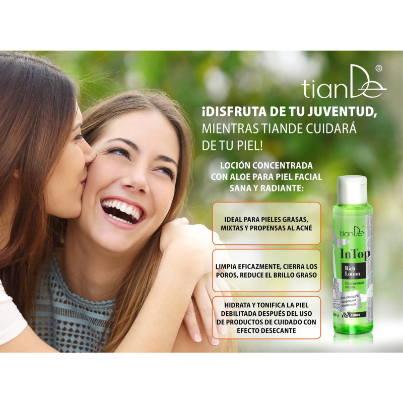 Tónico Loción Facial para Piel Grasa y Problemática In Top,