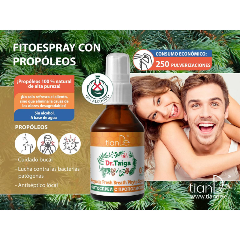 Spray Bucal Terapéutico con Propóleos Dr. Taiga.