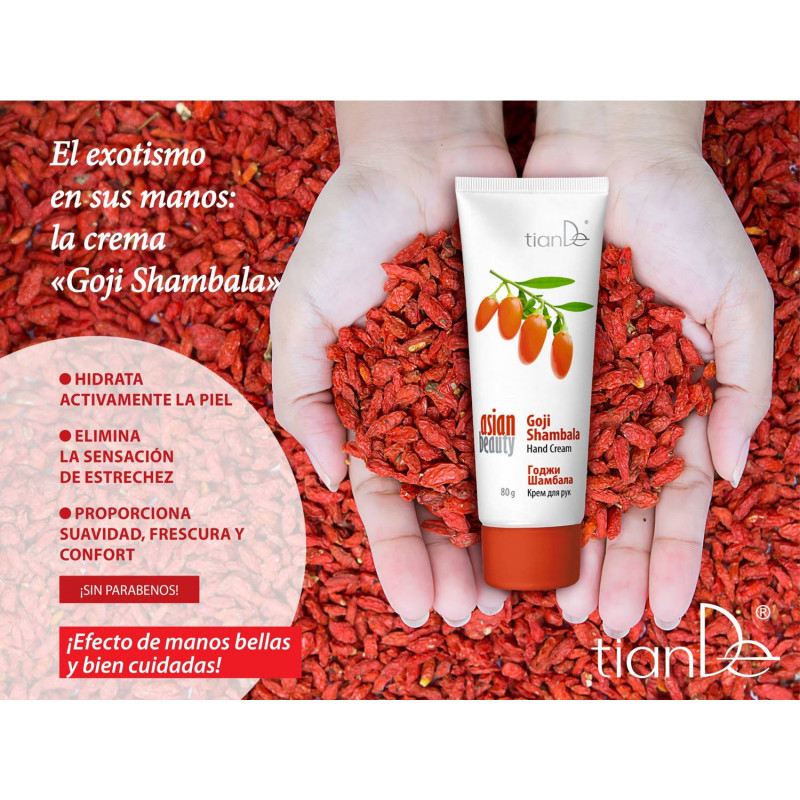 Crema de Manos con Energía de Sambahala y bayas de goji.