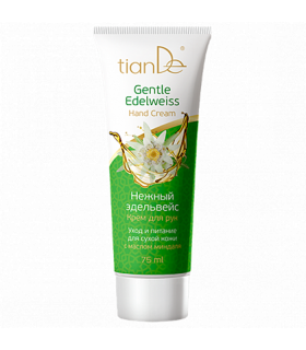 Crema de Manos Terapéutica Para el Frío, Descamación e Hidratante con Edelweiss.