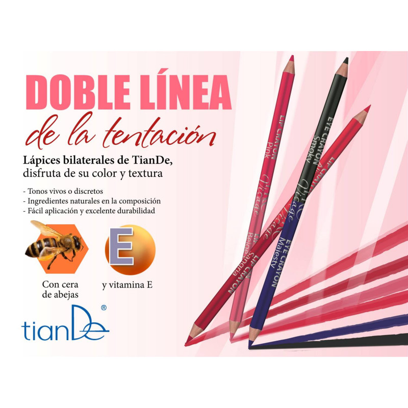 Lápiz de Labios Natural con cera de Abejas y Vitamina A.