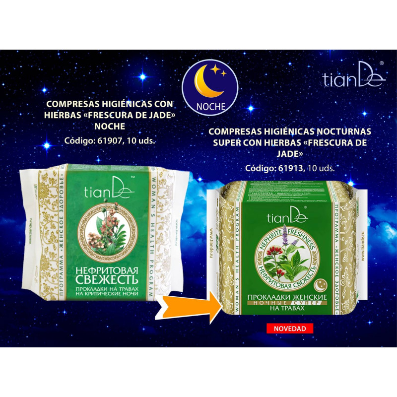 Compresas con Hierbas Terapéuticas Preventivas y Curativas para Noches Críticas Frescura de Jade.