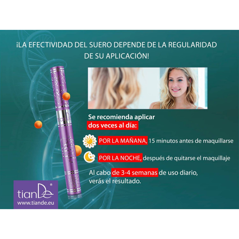 Serum Nutritivo y Reafirmante Alargador de Pestañas y Cejas Pro Visage.