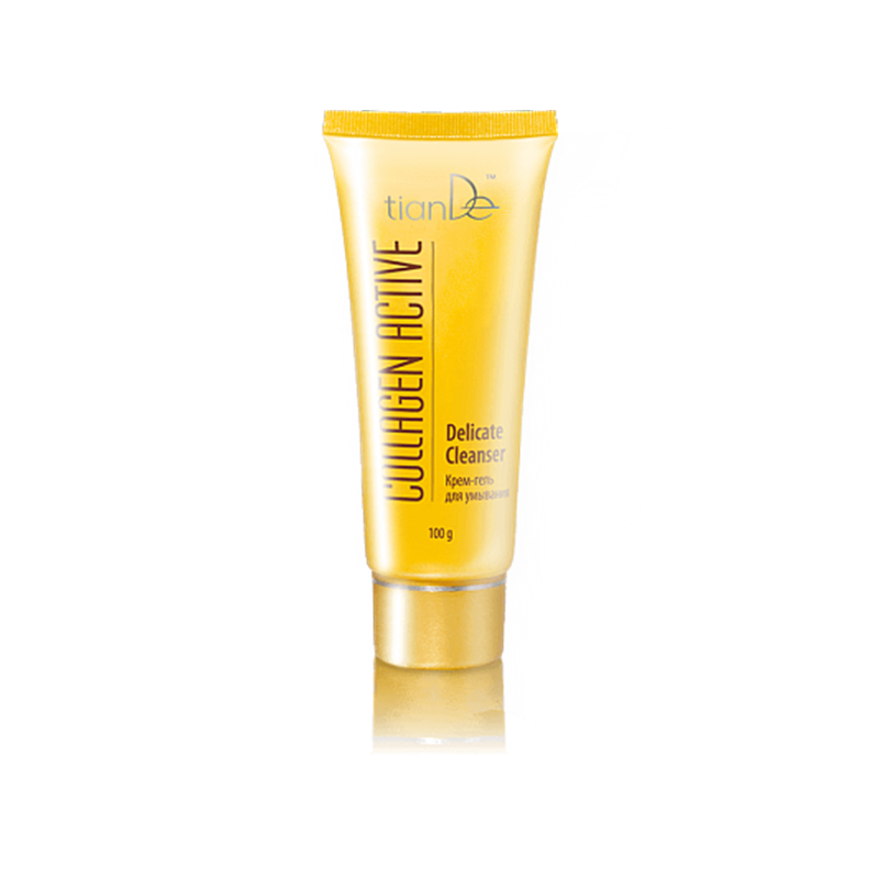 Crema-Gel limpiador Suave Efecto Lifting con Colágeno Activo.