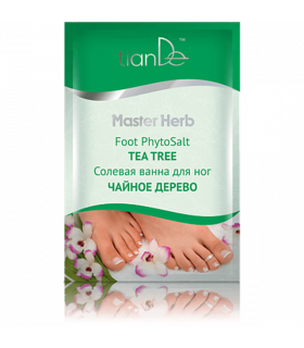 Baño de Pies Terapéutico Desinfectante Con Sal Marina y Aceite del árbol Del Té.