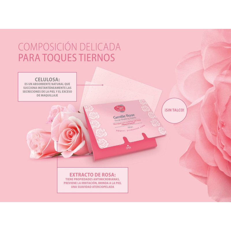 Toallitas Faciales Antimicrobianas, antibacterianas y Matificantes Rosa Tierna. 100/u