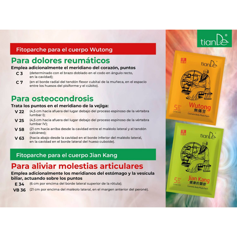 Parche Terapéutico para el Dolor Articular y Muscular Jian Kang. 5/u