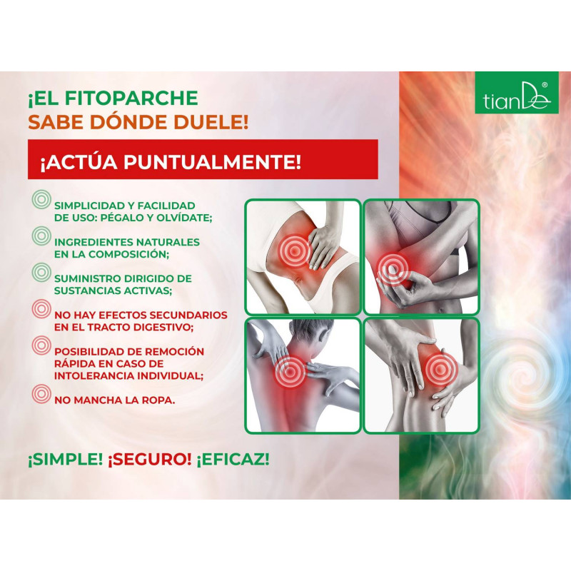 Parche Terapéutico Analgésico para el dolor articular y muscular Wutong. 5/u