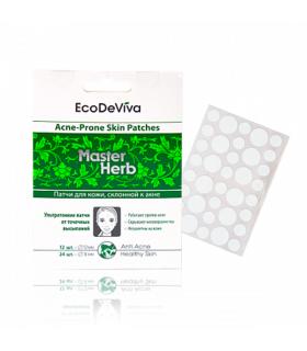 Parches Master Herb Curativos e Invisibles para el Acné y Herpes labial. 36/u