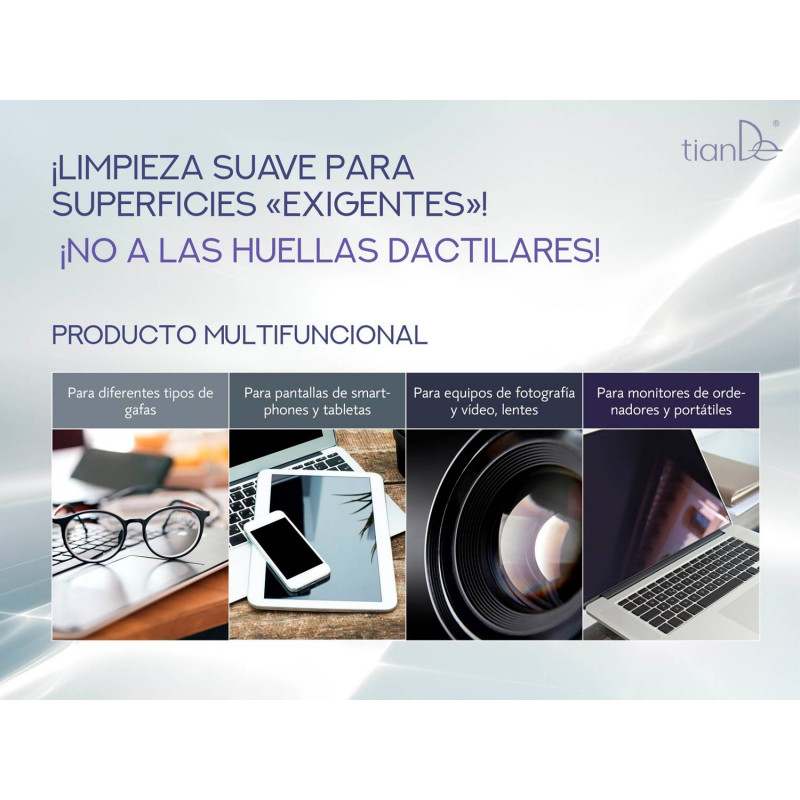 Toallita Limpiadora Para Gafas y Dispositivos Electonicos. 1/u