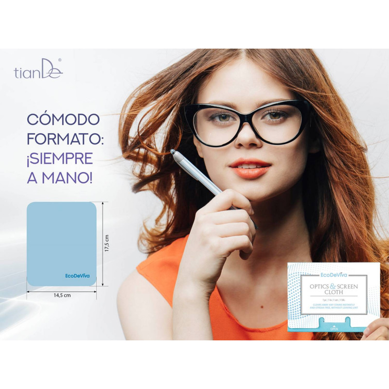 Toallita Limpiadora Para Gafas y Dispositivos Electonicos. 1/u