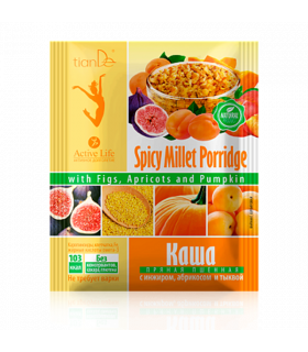 Gachas de Mijo con Higos, Albaricoque y Calabaza. 35g