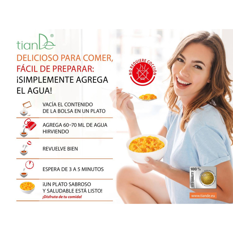 Gachas de Mijo con Higos, Albaricoque y Calabaza. 35g