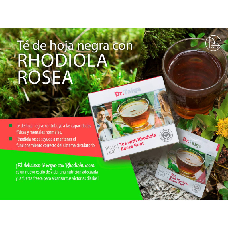 Infusión de Altái con hoja Negra y Rhodiola. 20/u