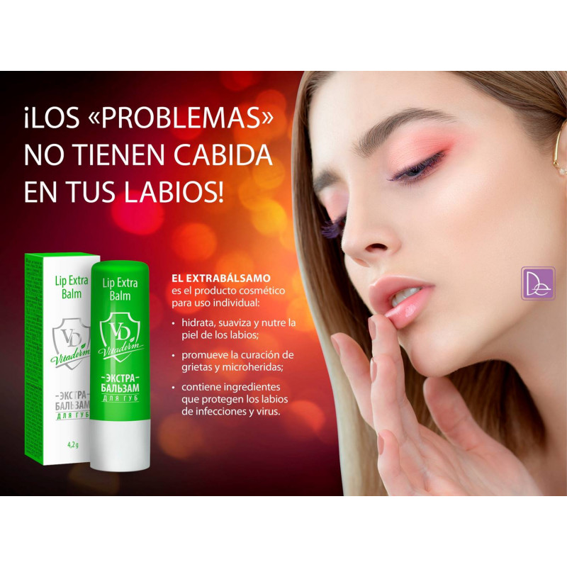 Bálsamo Labial Extra Vitalderm. 4,2 g