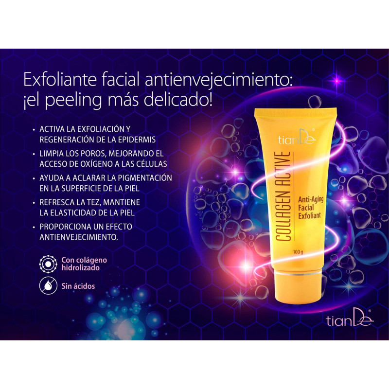 Peeling Facial con Colágeno Activo. 100g