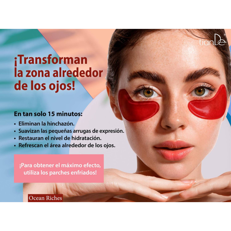 Parches de Hidrogel para el Contorno de Ojos y multiusos. 60/u