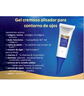 Crema Alisadora para Contorno de Ojos con Colágeno Marino. 15 g