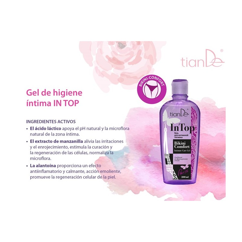 Gel de Higiene Íntima Bikini Comfort  In Top. 200 g