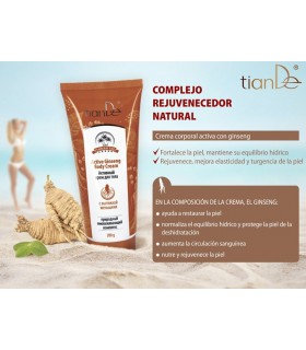 Crema Activa Corporal con Raíz de Ginseng Coreano de seis años Especial piel Sensible. 200 g