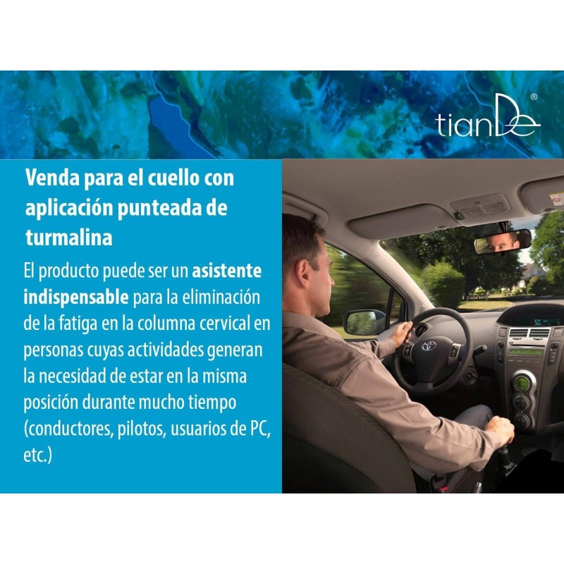 Collarín con Turmalina punteada para el dolor Cervical. 1/u