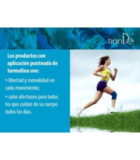 Rodillera de Turmalina Punteada para el Dolor. 2/u