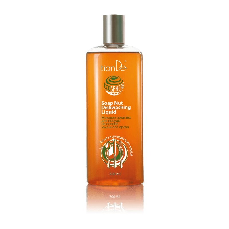 Lava Vajillas Natural Con Nueces Jabonosas.  500 ml