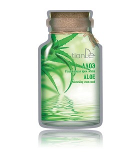 Mascarilla Cremosa de Día para piel seca o grasa con Aloe Vera. 35 g