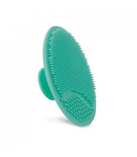 Esponja color Turquesa para lavado facial y masaje. 1/u